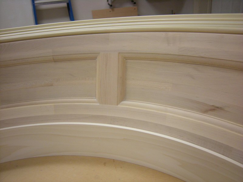 splayed / flared frame and panel window trim